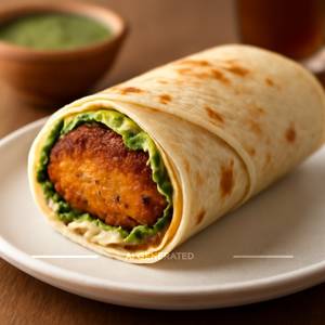 Aloo Tikki Wrap