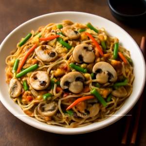 Veg Mushroom Noodles