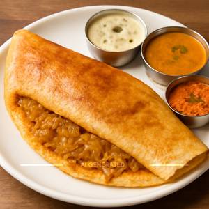 Ghee Masala Onion Dosa