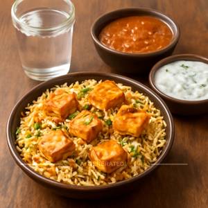 Paneer biryani (Pack of 4)     