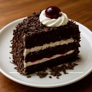 Rich black forest choco italian cake