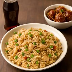 Chicken Fried Rice + Veg Manchuria + Thums Up 200Ml