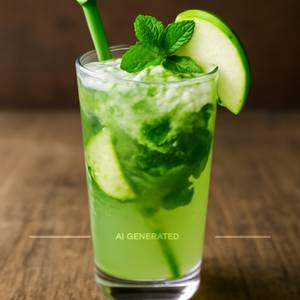 Green Apple Mocktail