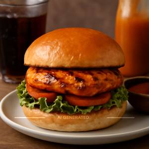 Peri Peri Chicken Burger                                  