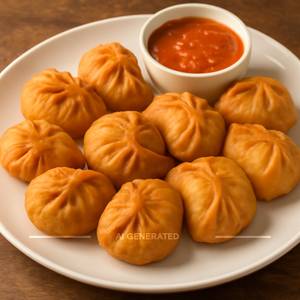 Veg Fried Momos [10 Pieces]