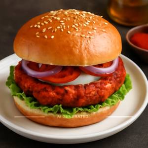 Chicken tandoori burger
