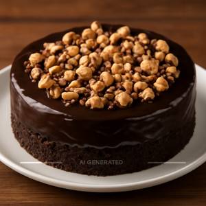 Double choco nuts cake [450 grams]