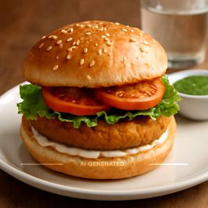 Aloo tikki burger                           