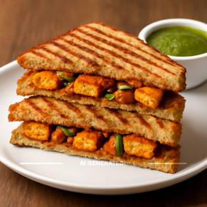 Paneer Tikka Grilled Sandwich