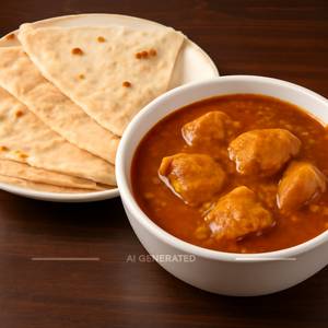 Rumali Roti 4 & Chicken Curry B/L