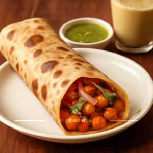 Spicy Chole Roll