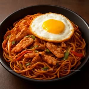 Egg Chicken Schezwan Noodles