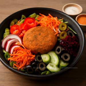 Veggie Patty Salad