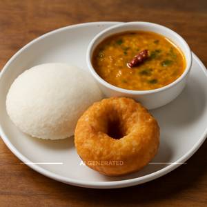 Idly (1) Gare (1) + Sambar