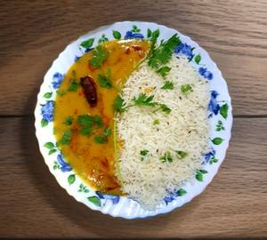 Jeera rice and Dal