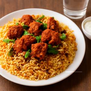 Chicken   65 biryani