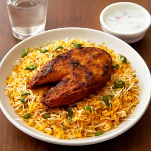 Fish biryani