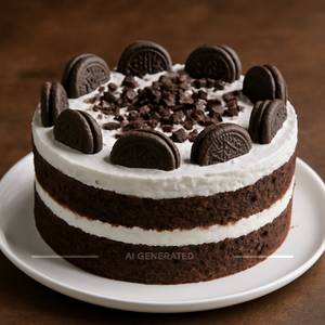 Choco vanilla oreo cream cake [450 grams]