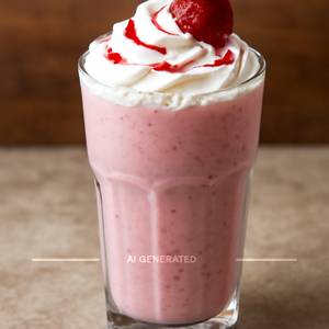 Very berry raspberry belgian shake