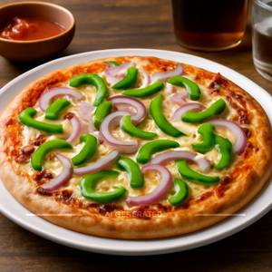 Onion Capsicum Pizza