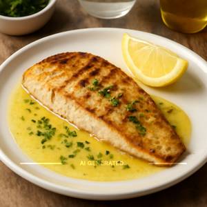 Grilled Fish With Lemon Butter Sauce