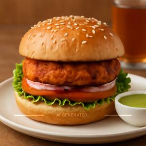 Veg Tandoori Burger