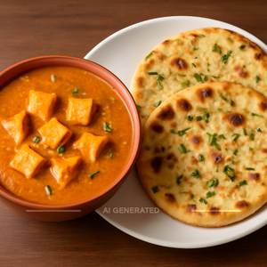 Paneer Lababdar(Half) With 2 Onion Kulcha