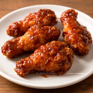 Chicken Honey Chilli Garlic Wings 4pcs