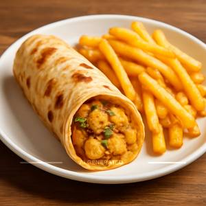 Aloo Roll+Friench Fries
