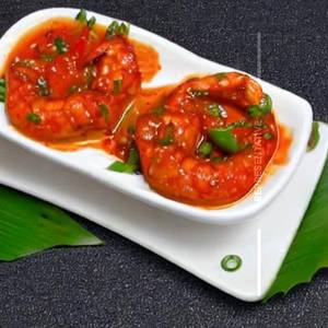 Hot garlic sauce prawn