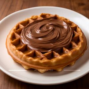 Naked nutella waffle