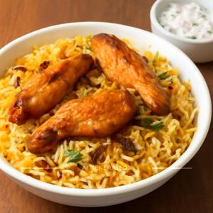 Chicken wings biryani