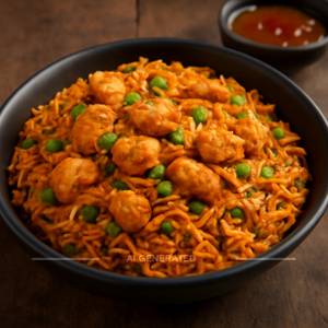 Chicken schezwan fried rice