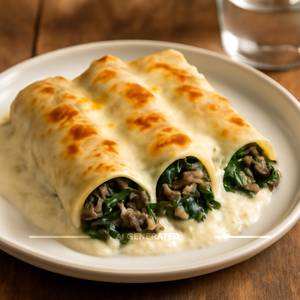 Canneloni Spinach And Mushroom