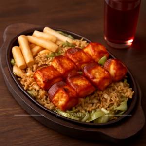 Paneer Shashlik Sizzler