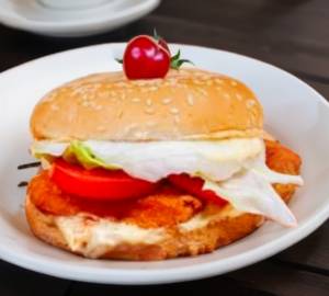 Paneer Tikki Cheese Burger