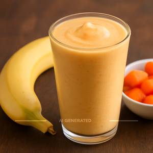 Banana with papaya