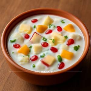 Mix fruit raita