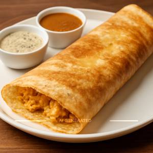 Butter paneer dosa