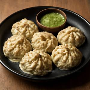 Veg Afghani Momos [6 Pieces]