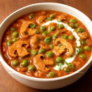Matar Mushroom Masala