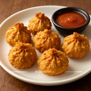Veg Kurkure Momos [6 Pieces]