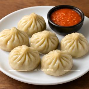 Veg Momos [6 Pieces]