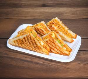 Tandoori Paneer Club Sandwich