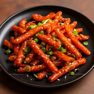 Honey chilli potato