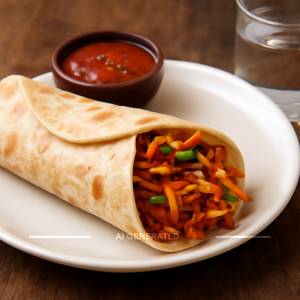 Schezwan shawarma