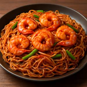 Prawns Schezwan Noodles