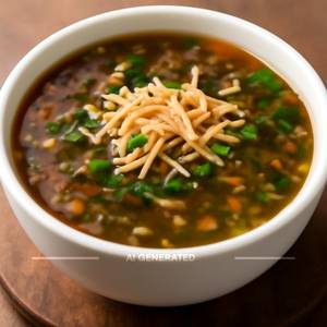 Veg manchow soup