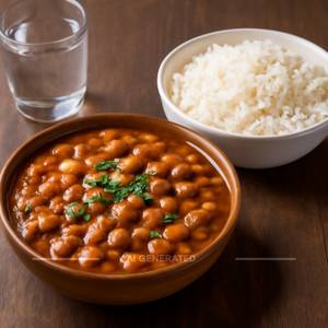 Chole With Rice
