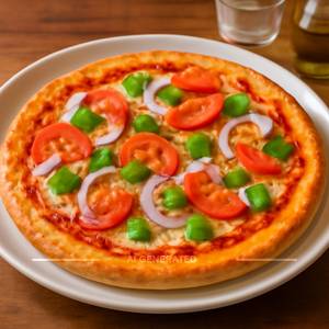 Onion Tomato Capsicum Pizza